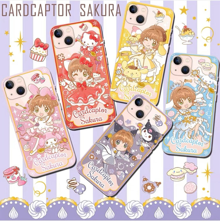 Clean Japanese Cartoon CardCaptorSakura Cafe Maid with KT MM KU CN PN iPhone Case 6 7 8 PLUS SE2 XS XR X 11 12 13 14 15 16 Pro Promax 12mini 13mini KawaiiGiftLand