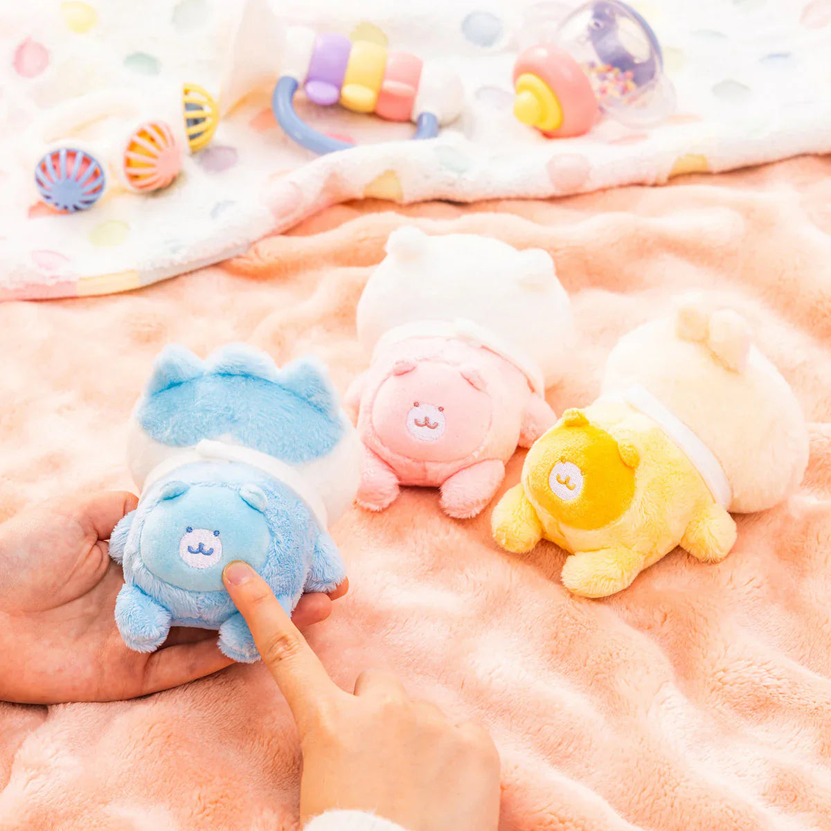 Japan ChiiKawa Baby Series | ChiiKawa Hachiware Usagi Momonga Kurimanju Rakko Shisa Crab Cute Baby Plush Doll - Kawaii items Room Decoration Doll