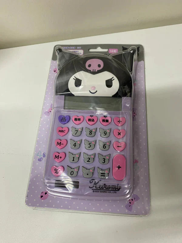 Sanrio Japan | Hello Kitty My Melody Kuromi Cinnamoroll - 12 Digit Calculator Kawaii Stationey KawaiiGiftLand
