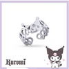 Sanrio Kuromi I.Love.Kuromi 925 Silver Ring with Ring Box