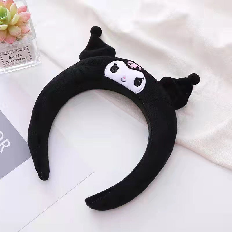 Sanrio Character Headband | My Melody Kuromi Cinnamoroll Pompompuirn - Headband and Hair Accessory Outfits KawaiiGiftLand