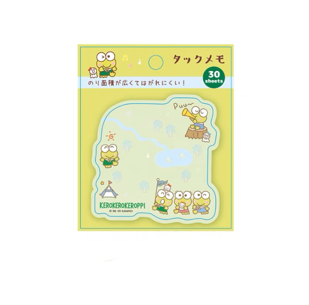 Sanrio Japan Mini Memo Pad Part 4 | Hello Kitty My Melody Little Twin Stars Wish me mell Pochacco Keroppi - 30Sheets KawaiiGiftLand