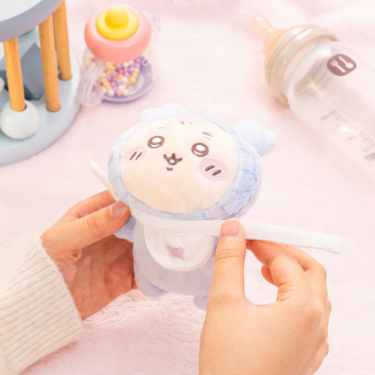 Japan ChiiKawa Baby Series | ChiiKawa Hachiware Usagi Momonga Kurimanju Rakko Shisa Crab Cute Baby Plush Doll - Kawaii items Room Decoration Doll