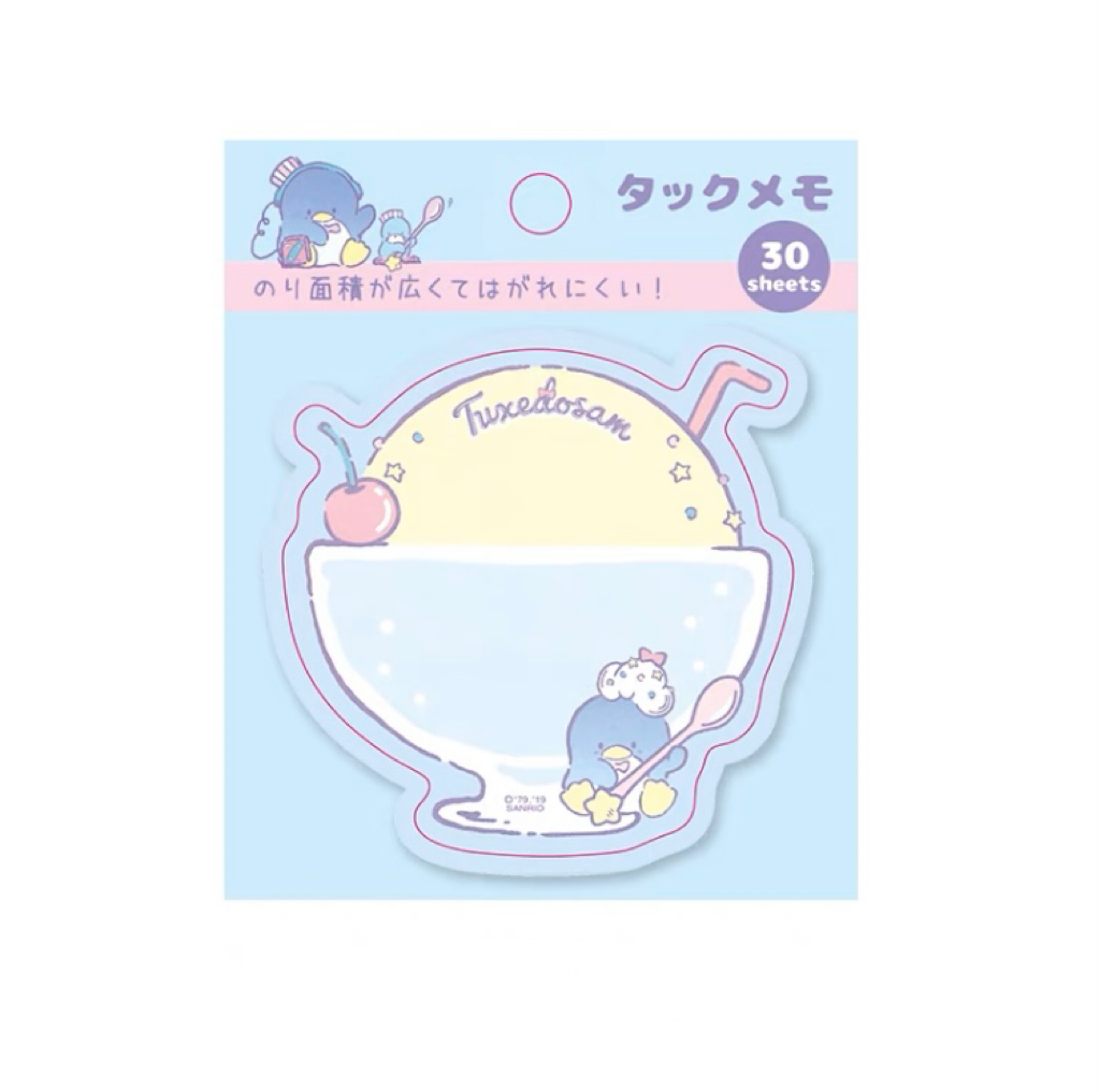 Sanrio Japan Mini Memo Pad Part 3 | Hello Kitty My Melody Kuromi Little Twin Stars Cinnamoroll Pompompurin Pochacco Keroppi Gudetama Tuxedosam - 30Sheets KawaiiGiftLand