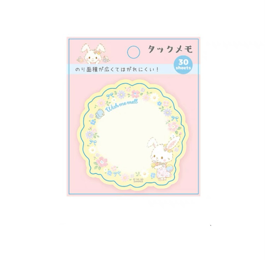 Sanrio Japan Mini Memo Pad Part 4 | Hello Kitty My Melody Little Twin Stars Wish me mell Pochacco Keroppi - 30Sheets KawaiiGiftLand