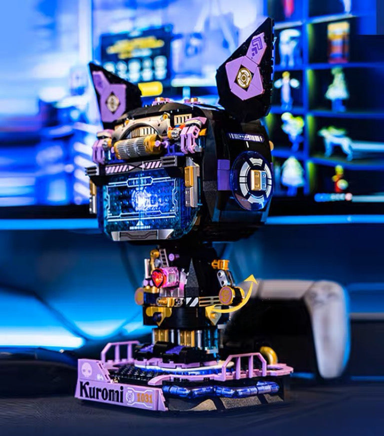 Sanrio Kuromi Robot Mechanical Building Toy with Special Limited Outfits - come with 3 Suits KawaiiGiftLand