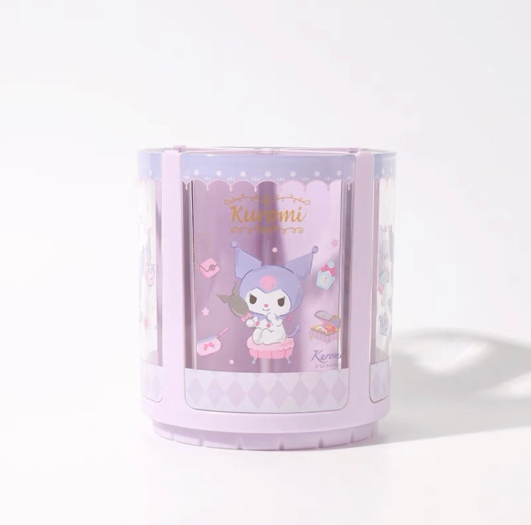 Sanrio My Melody Kuromi Cinnamoroll Spin Pen Holder Stationery Stand KawaiiGiftLand