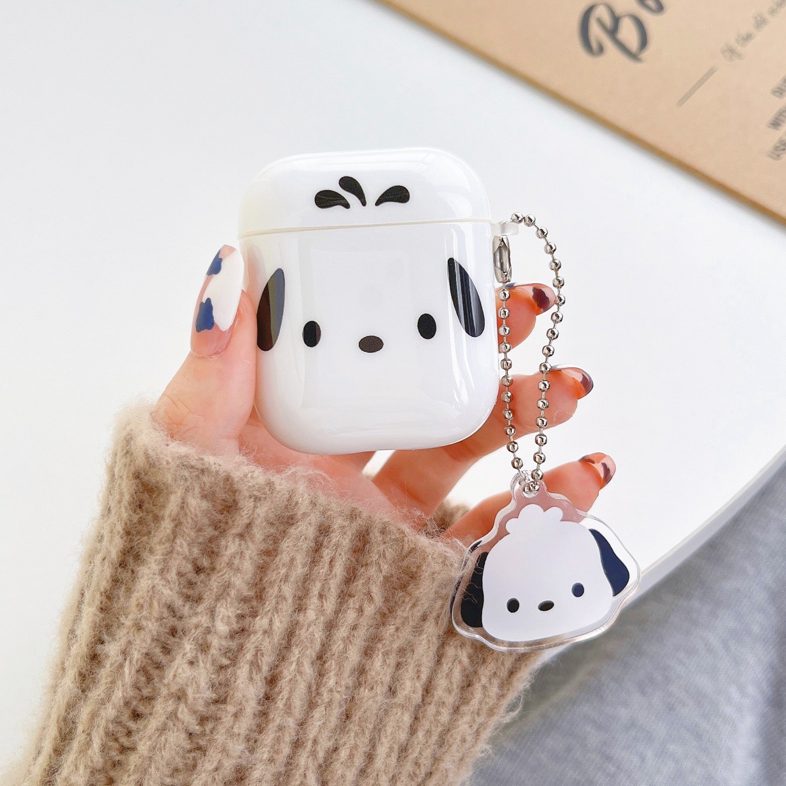 Japanese Cartoon Pompompurin Pochacco Simple Big Head AirPods AirPodsPro AirPods3 Case KawaiiGiftLand