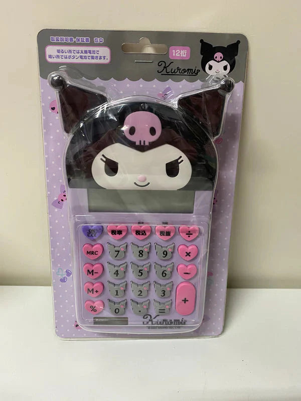 Sanrio Japan | Hello Kitty My Melody Kuromi Cinnamoroll - 12 Digit Calculator Kawaii Stationey KawaiiGiftLand