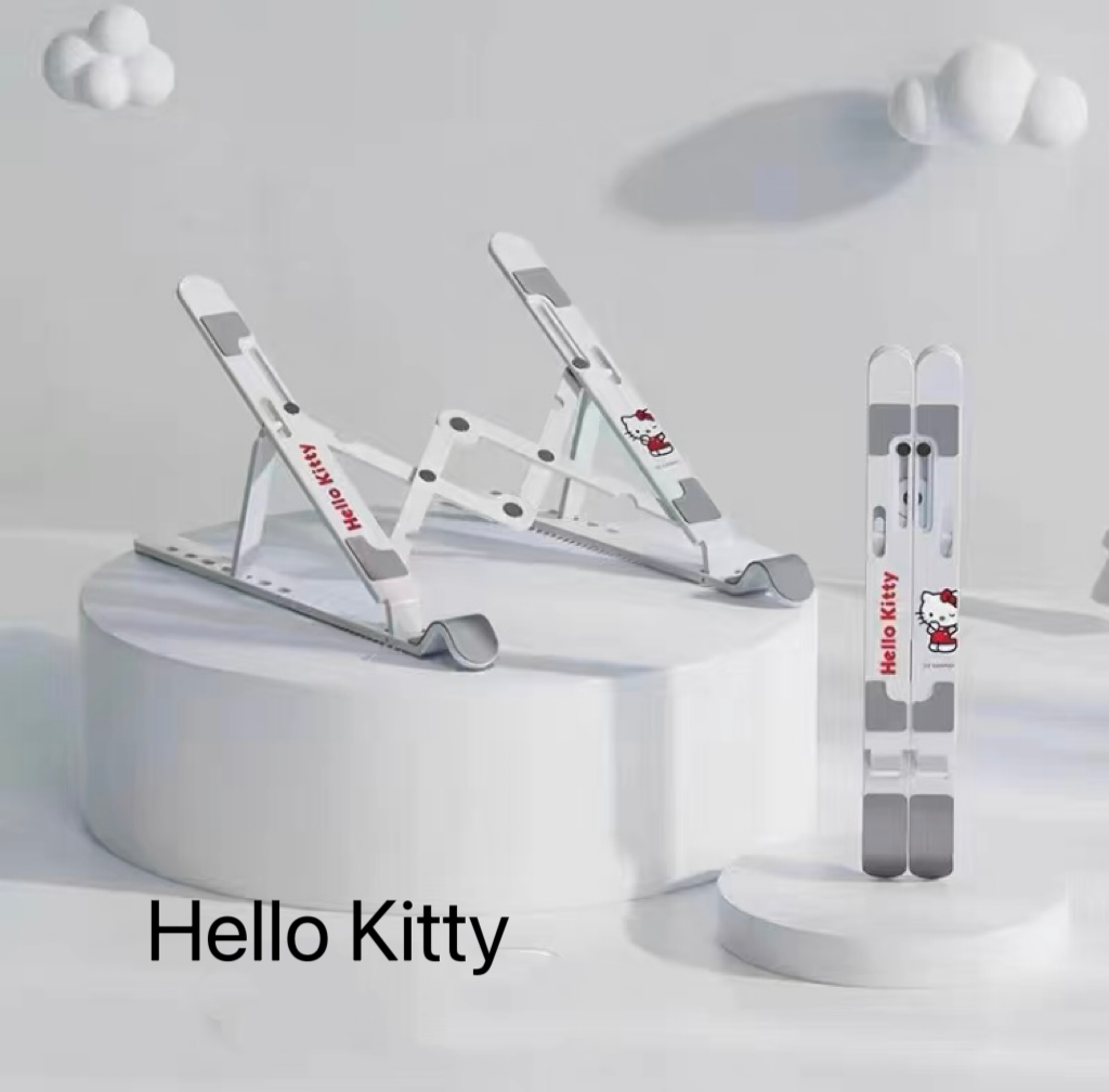 Sanrio Laptop Notebook iPad Multifunctional Stand Adjustable Lift Hello Kitty My Melody Kuromi Cinnamoroll KawaiiGiftLand