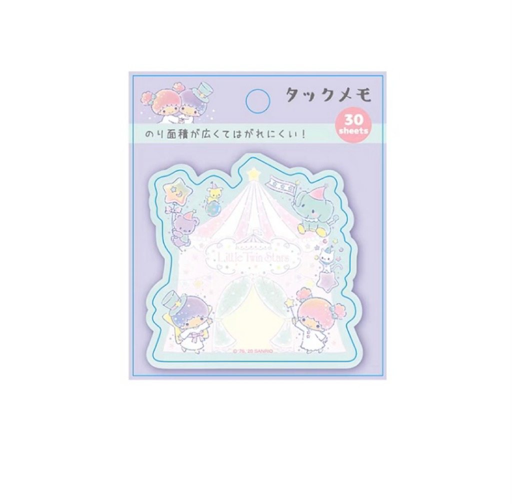 Sanrio Japan Mini Memo Pad Part 4 | Hello Kitty My Melody Little Twin Stars Wish me mell Pochacco Keroppi - 30Sheets KawaiiGiftLand