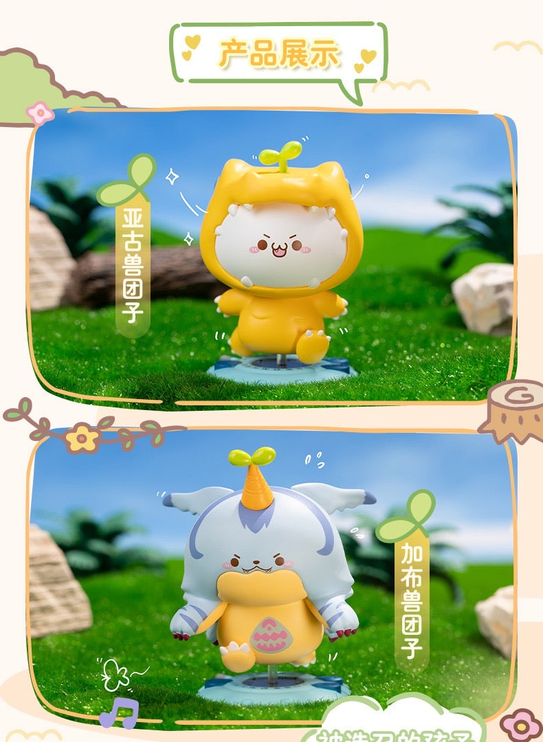 Digimon Adventure Digital Monster Budding Pop Version | Agumon Gabumon Piyomon Gomamon Palmon Patamon Tentomon Tailmon - Collectable Toys Mystery Blind Box KawaiiGiftLand