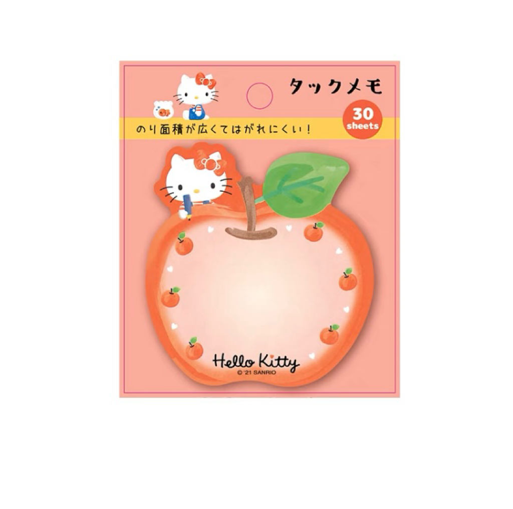 Sanrio Japan Mini Memo Pad Part 5 | Hello Kitty My Melody Kuromi Cinnamoroll Pompompurin Pochacco Hangyodon Tuxedosam - 30Sheets KawaiiGiftLand