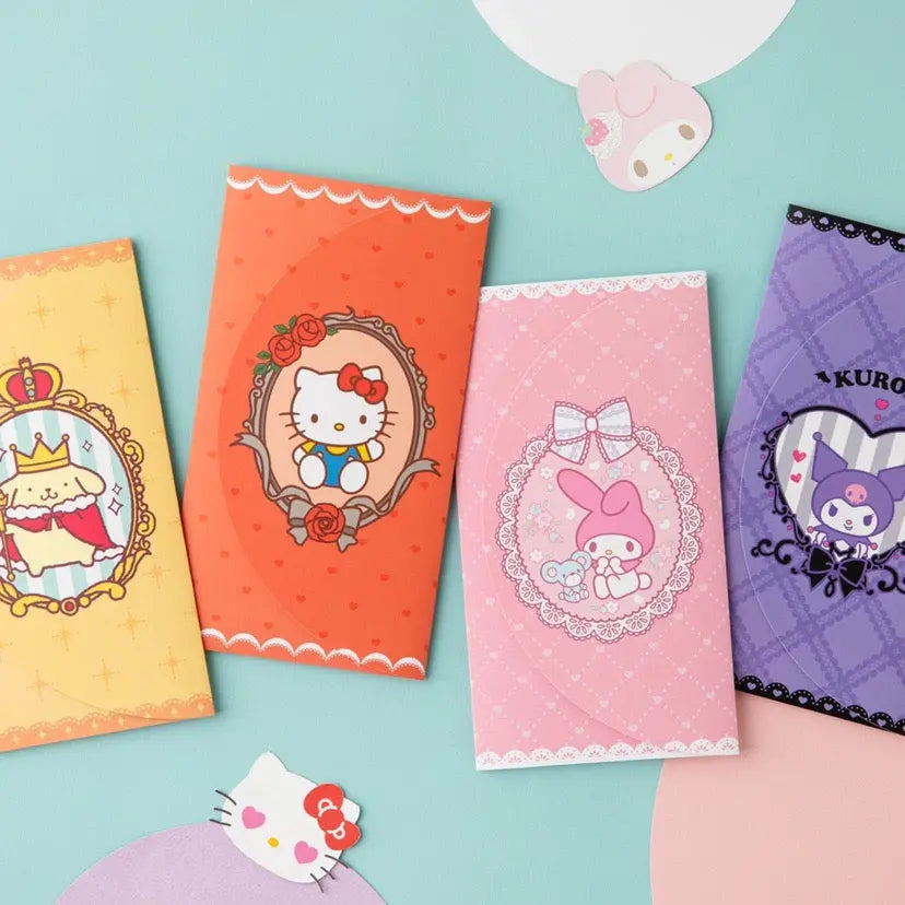 Sanrio Sticket Set | Hello Kitty My Melody Kuromi Cinnamoroll Pompompurin Pochacco - Set of 6pcs Stickers Children Gift - KawaiiGiftLand