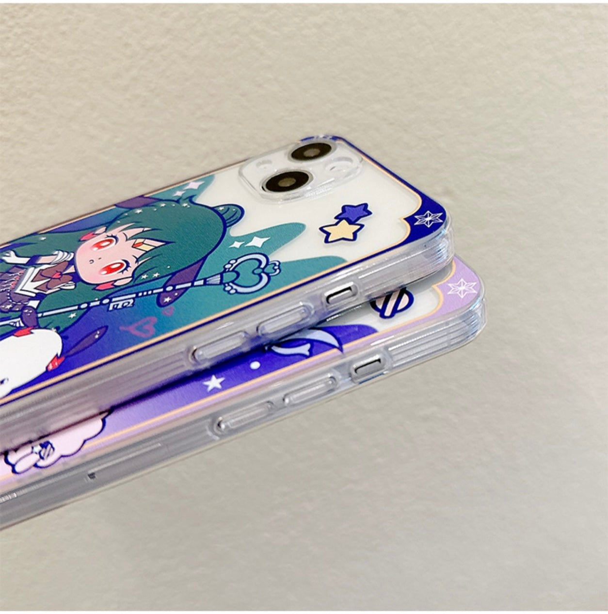 Clean Japanese Cartoon Sailor Girl X Little Twin Stars Piano PC iPhone Case 6 7 8 PLUS SE2 XS XR X 11 12 13 14 15 16 Pro Promax 12mini 13mini KawaiiGiftLand
