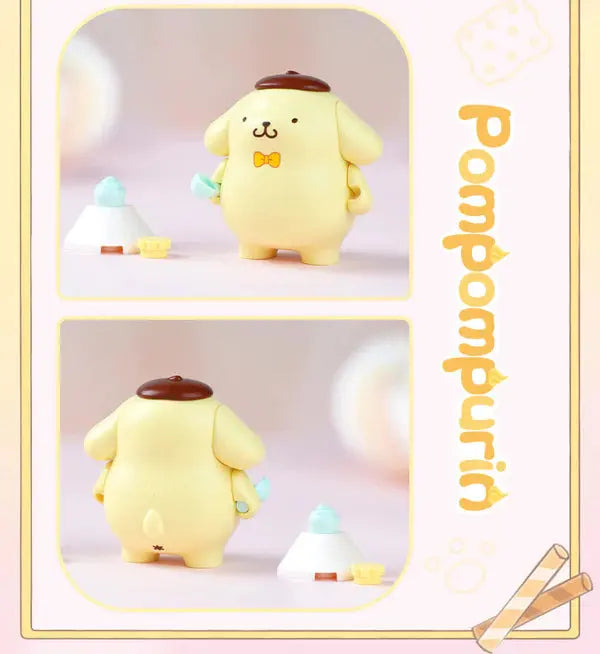 Sanrio Pompompurin Dessert Banana Cake Building Blocks Toy