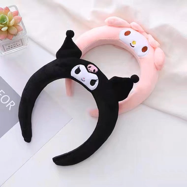 Sanrio Character Headband | My Melody Kuromi Cinnamoroll Pompompuirn - Headband and Hair Accessory Outfits KawaiiGiftLand