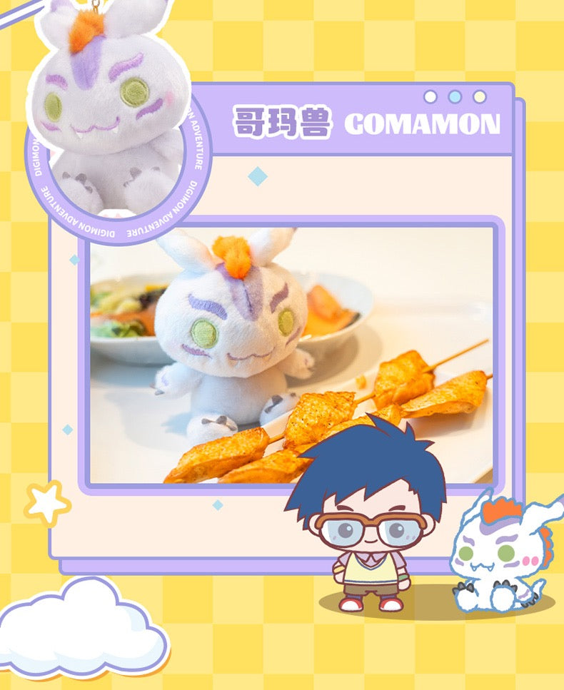 Digimon Adventure Digital Monster Mini Plush Keychain I Agumon Gabumon Piyomon Gomamon Palmon Patamon Tentomon Tailmon - Bag Charm On Hand Plush Mystery Blind Box KawaiiGiftLand
