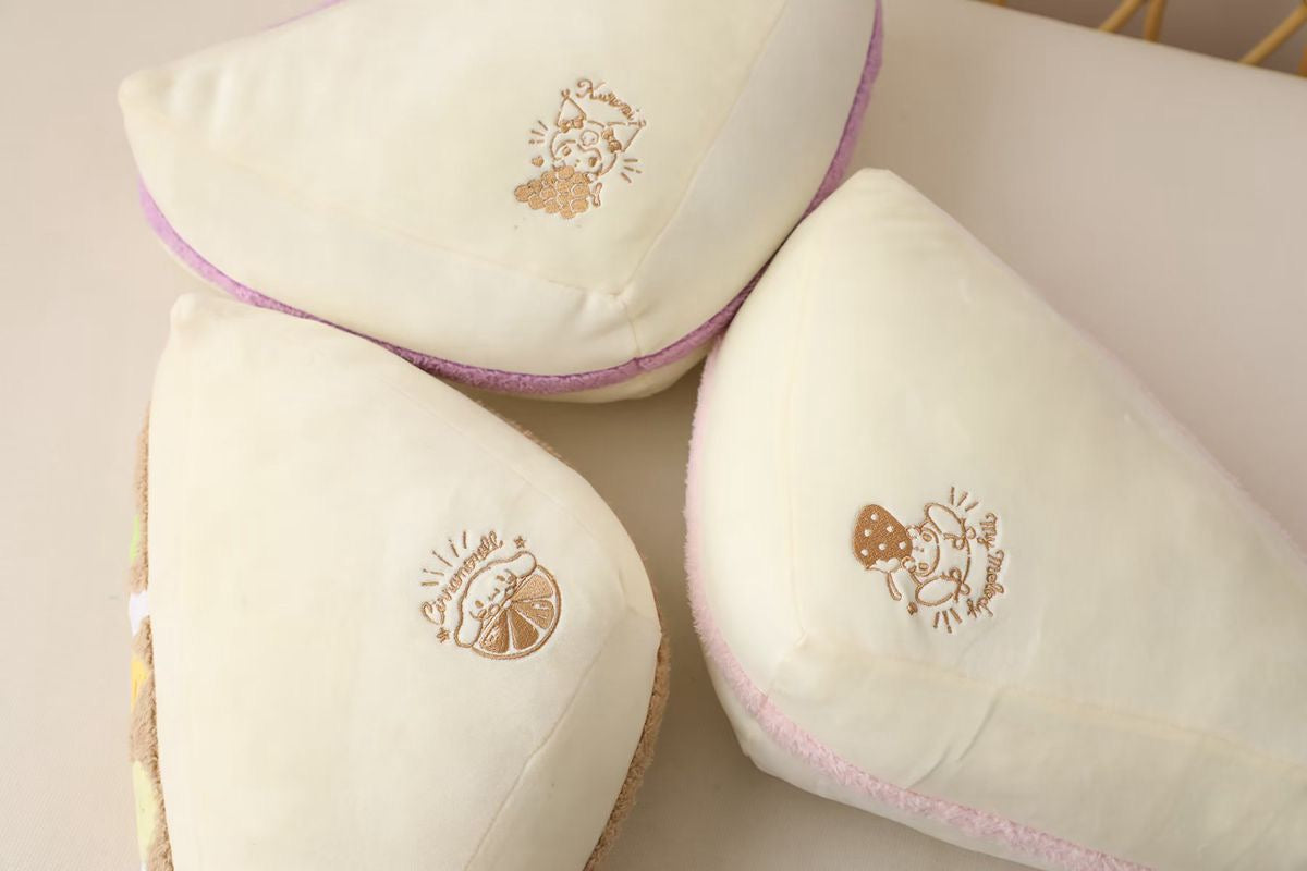 Sanrio Japan Fruit Sandwich Cushion | My Melody Kuromi Cinnamoroll - 14x40x28cm KawaiiGiftLand