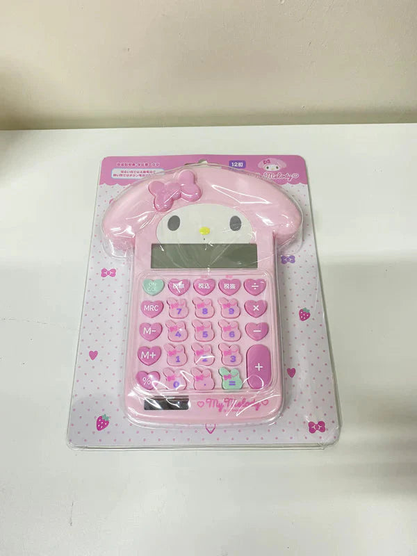 Sanrio Japan | Hello Kitty My Melody Kuromi Cinnamoroll - 12 Digit Calculator Kawaii Stationey KawaiiGiftLand