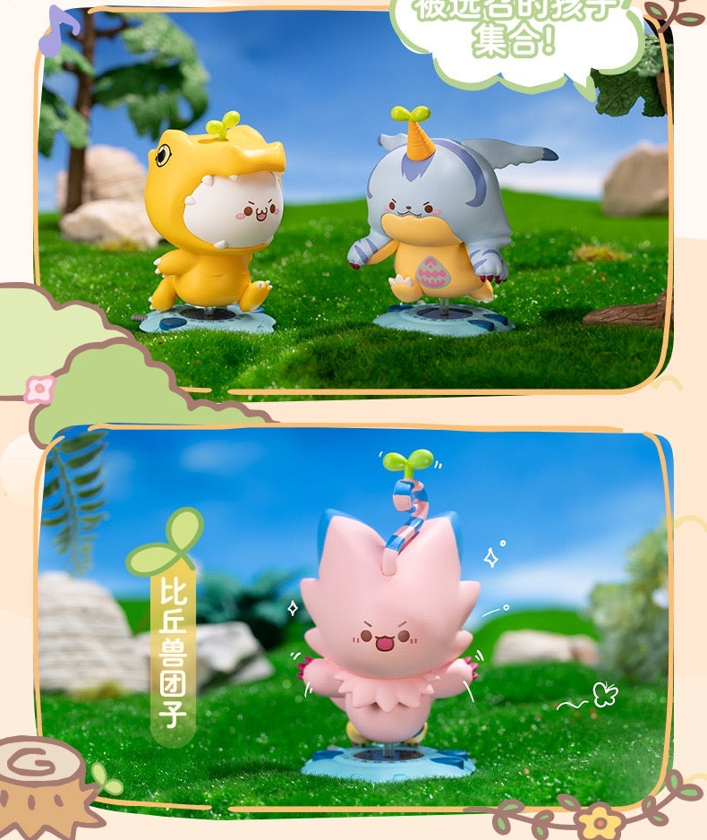 Digimon Adventure Digital Monster Budding Pop Version | Agumon Gabumon Piyomon Gomamon Palmon Patamon Tentomon Tailmon - Collectable Toys Mystery Blind Box KawaiiGiftLand