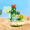 Pokemon Bulbasaur Flowerpot Potted Plant Building Blocks Toy Collections