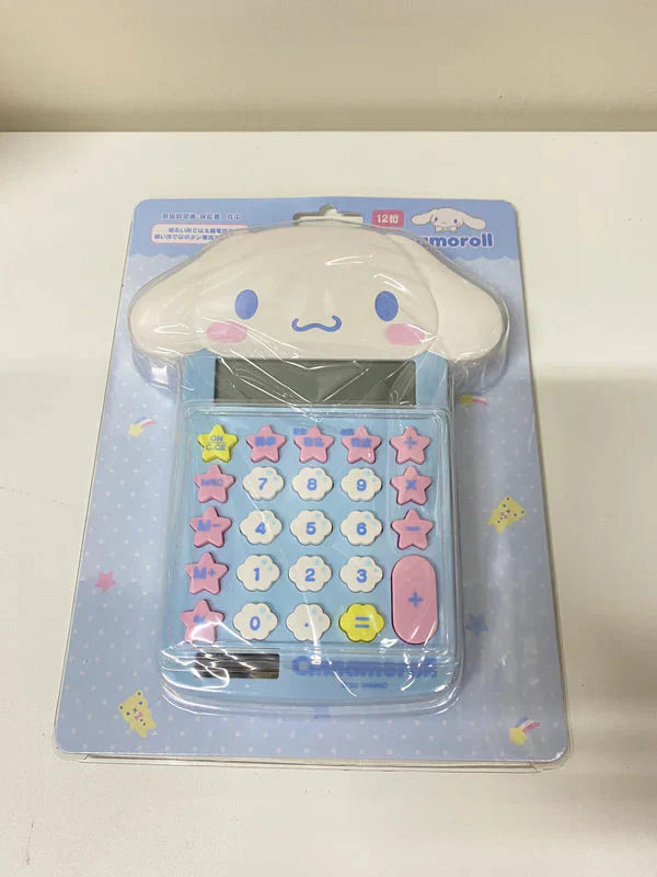 Sanrio Japan | Hello Kitty My Melody Kuromi Cinnamoroll - 12 Digit Calculator Kawaii Stationey KawaiiGiftLand