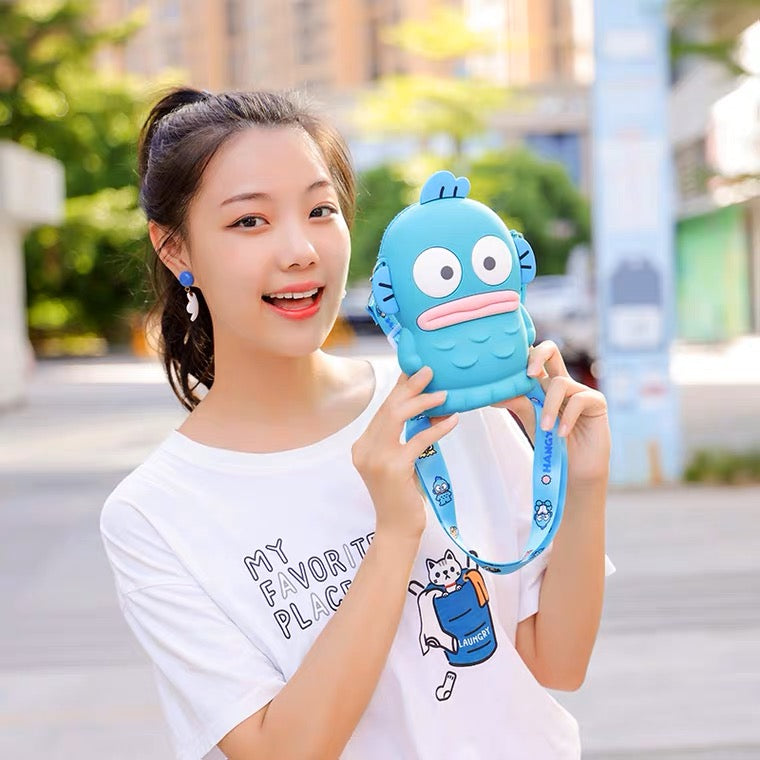 Sanrio Hangyodon Silicone Bag | Can put in smart phone KawaiiGiftLand
