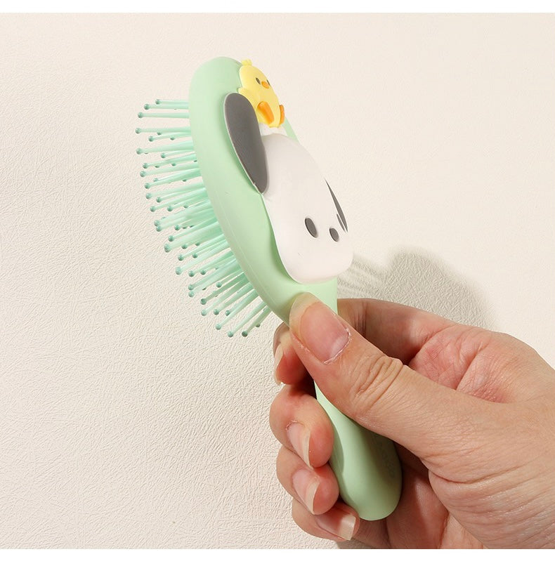 Sanrio My Melody Kuromi Cinnamoroll Pochacco with Friend Mini Paddle Brush Comb KawaiiGiftLand