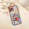 Japanese Cartoon Blue Robot Cat Doraemon Say Hi iPhone Case 6 7 8 PLUS SE2 XS XR X 11 12 13 14 15 16 Pro Promax 12mini 13mini