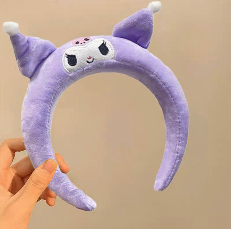 Sanrio Character Headband | My Melody Kuromi Cinnamoroll Pompompuirn - Headband and Hair Accessory Outfits KawaiiGiftLand