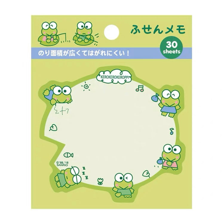 Sanrio Japan Mini Memo Pad Part 2 | Hello Kitty My Melody Kuromi Little Twin Stars Cinnamoroll Pompompurin Pochacco Keroppi Gudetama - 30Sheets KawaiiGiftLand
