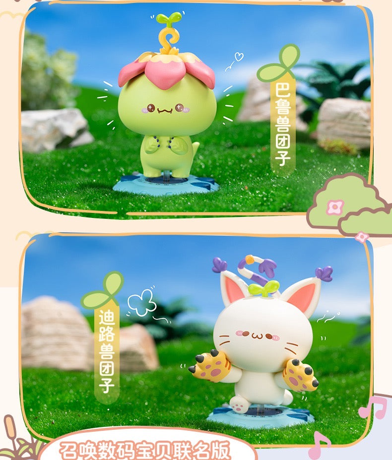 Digimon Adventure Digital Monster Budding Pop Version | Agumon Gabumon Piyomon Gomamon Palmon Patamon Tentomon Tailmon - Collectable Toys Mystery Blind Box KawaiiGiftLand