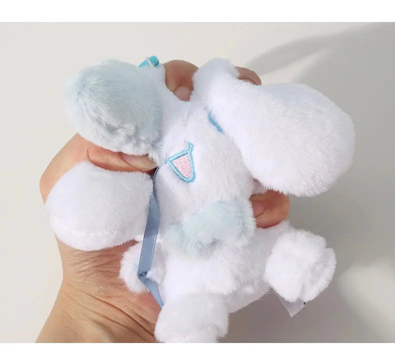 Sanrio Characters with Balloon Plush Doll Keychain | Hello Kitty My Melody Kuromi Cinnamoroll Pompompurin Pochacco - KawaiiGiftLand