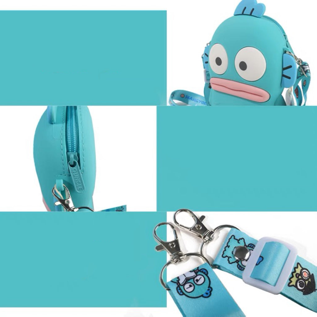Sanrio Hangyodon Silicone Bag | Can put in smart phone KawaiiGiftLand