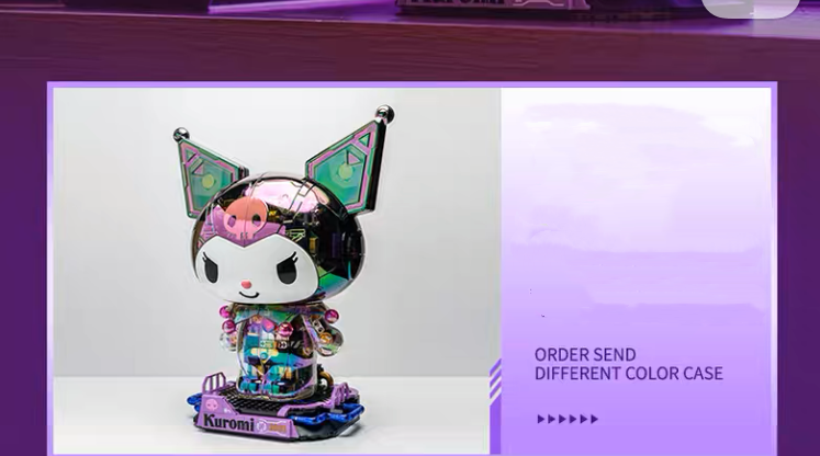 Sanrio Kuromi Robot Mechanical Building Toy with Special Limited Outfits - come with 3 Suits KawaiiGiftLand