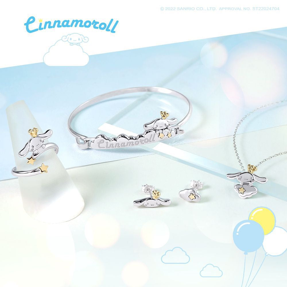Sanrio Cinnamoroll 20th Annversary 925 Silver Necklace with Box KawaiiGiftLand