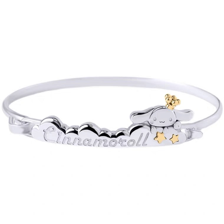 Sanrio Cinnamoroll 20th Annversary 925 Sterling Silver Bracelet with Box KawaiiGiftLand