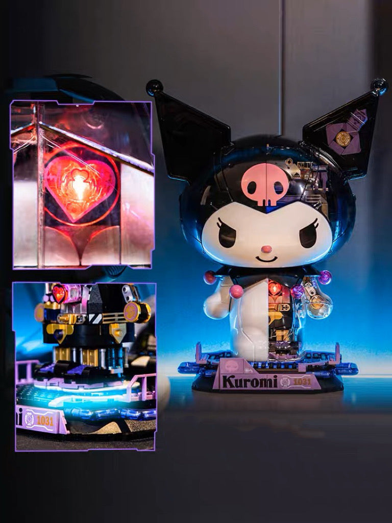 Sanrio Kuromi Robot Mechanical Building Toy Normal Set - come with 2 Suits KawaiiGiftLand