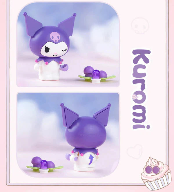 Sanrio Kuromi Dessert Grape Cake Building Blocks Toy Collections KawaiiGiftLand