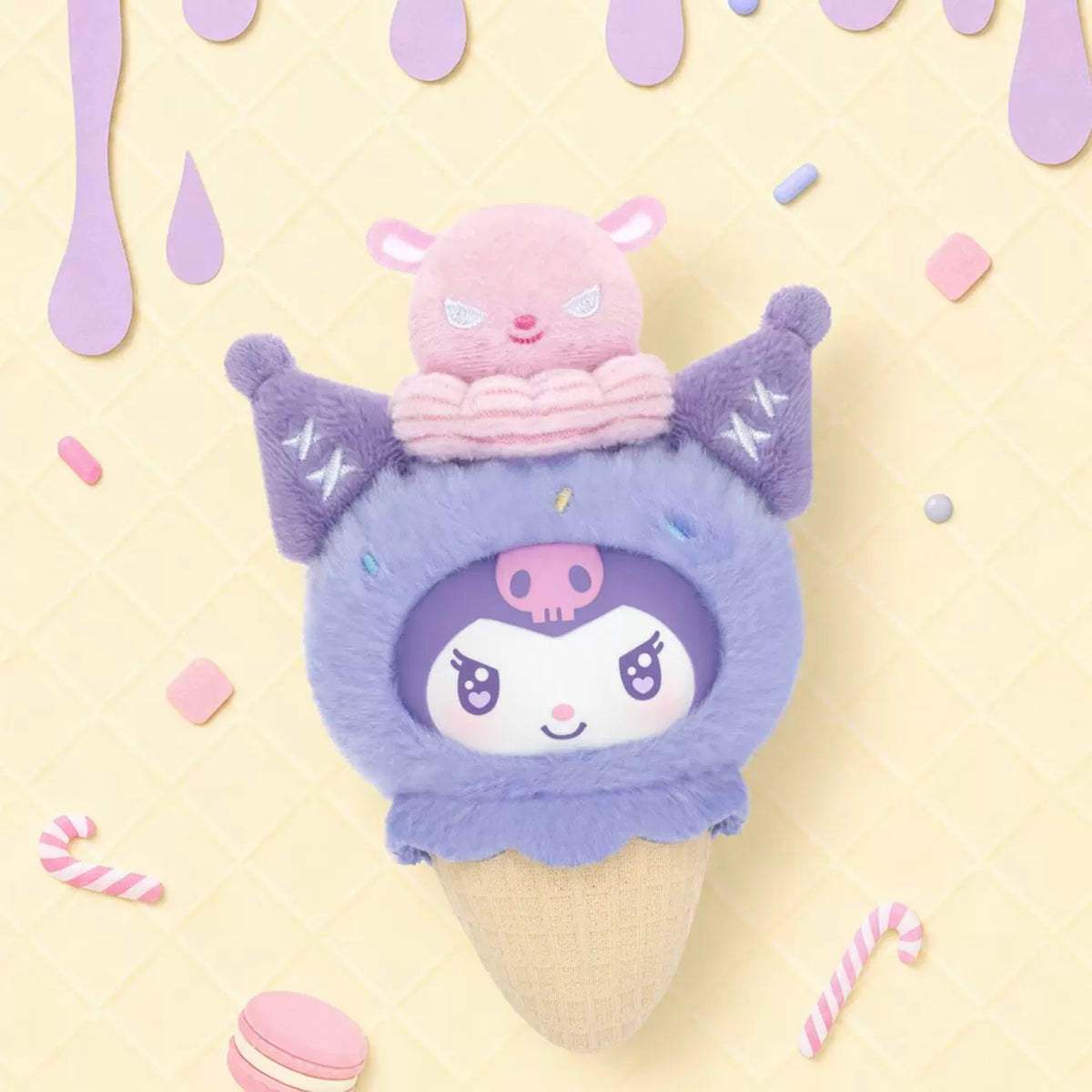 TOPTOY Sanrio Characters Mini Ice Cream Cone Plush Blind Box