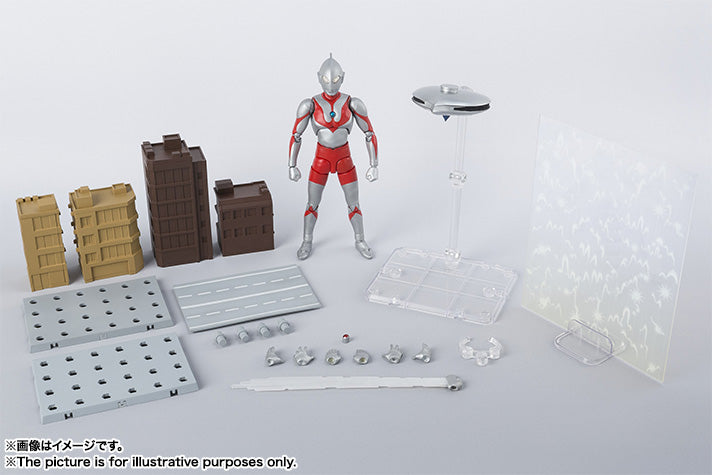 [Pre Owned-New] Bandai S.H.Figuarts Ultraman 50th Anniversary Edition Action Figure Set