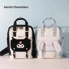 Sanrio Kuromi Cinnamoroll 2 ways Backpack Fluffy Face can put in Laptop