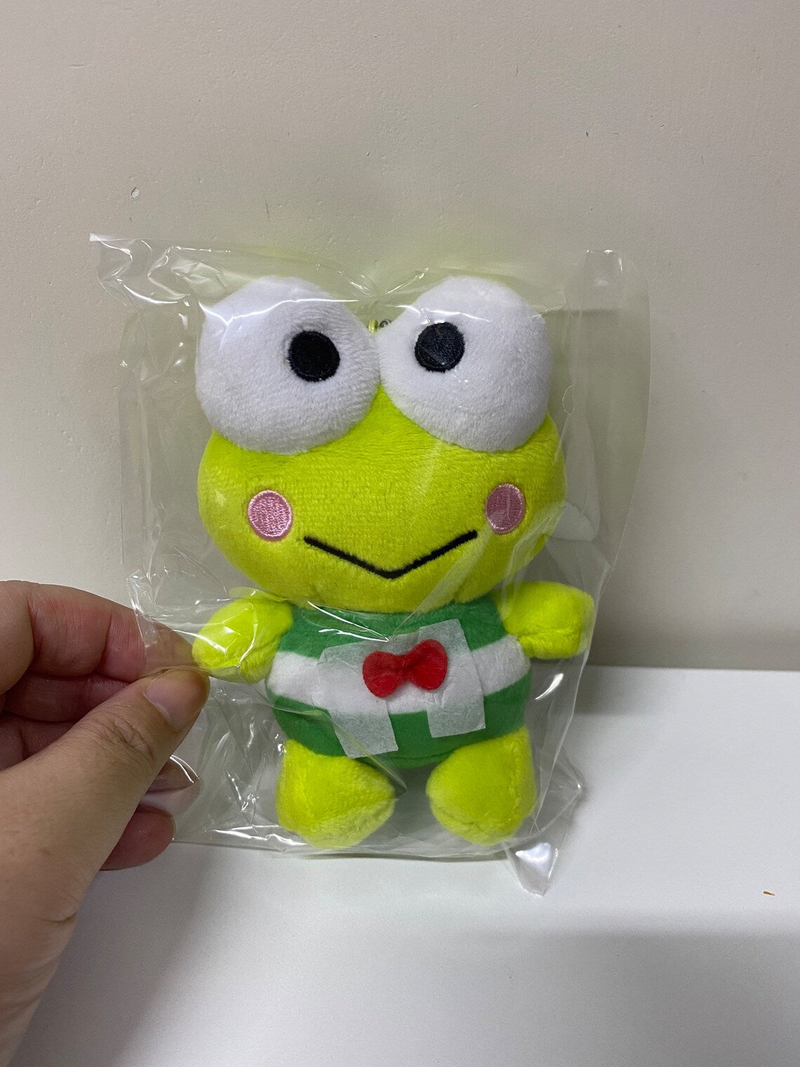 Sanrio Kerokerokeroppi Mini Plush Doll Keychain KawaiiGiftLand