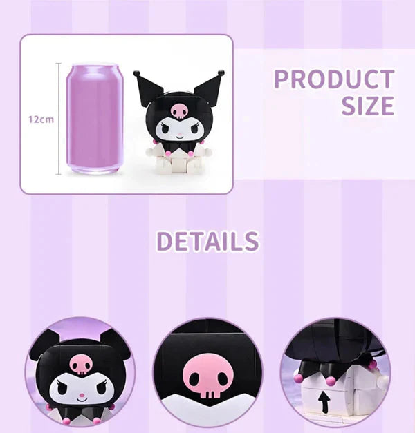 Sanrio Kuromi Building Blocks Toy Collections KawaiiGiftLand