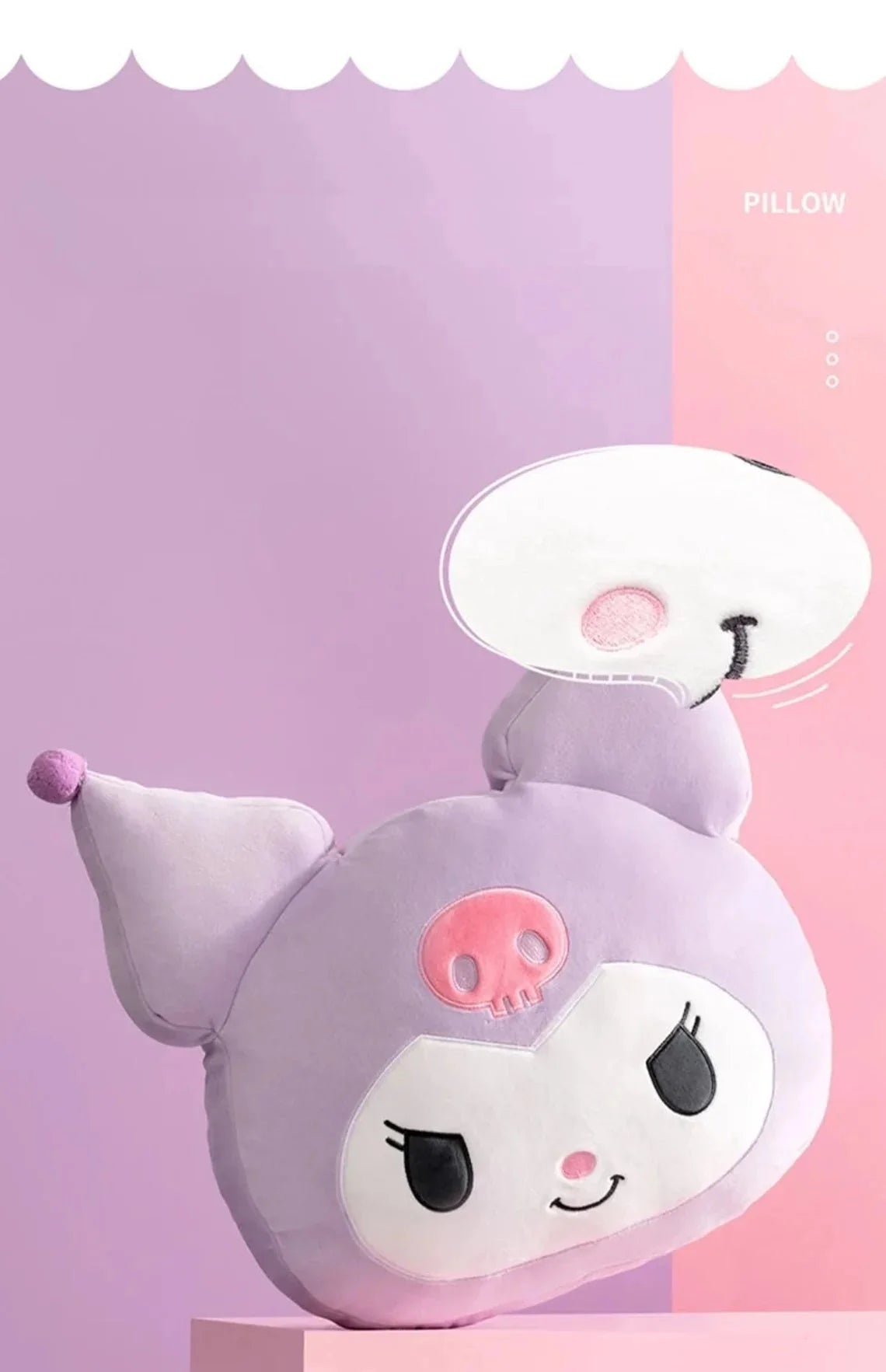 Sanrio Kuromi Purple Giant Pillow Plush Cushion KawaiiGiftLand