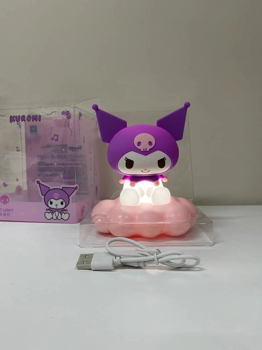 Sanrio Kuromi on Cloud Soft Night Light with LED Light KawaiiGiftLand