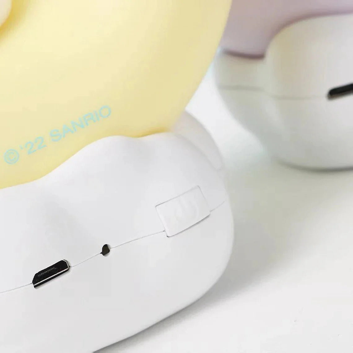 Sanrio Kuromi Sits on Moon Night Purple Light with USB Recharge KawaiiGiftLand
