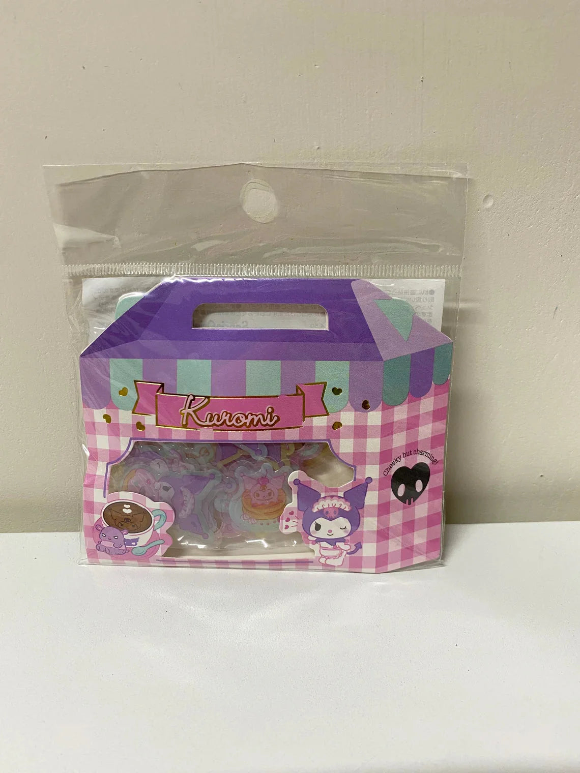Japan Sanrio Set of 26 Kuromi Sweets Cakes Cafe Stickers KawaiiGiftLand