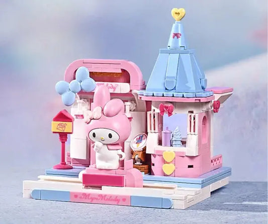 Sanrio My Melody Ice Cream Shop Building Blocks Toy